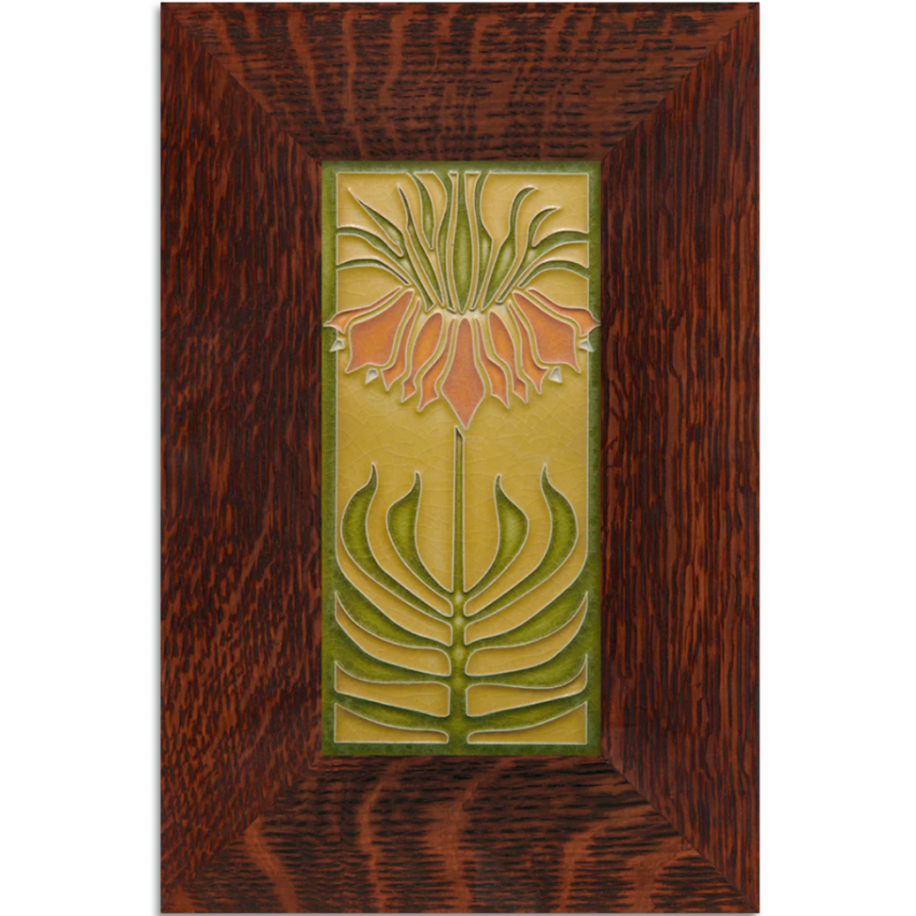 Persian Lily Tile (4×8″) – Stickley Museum